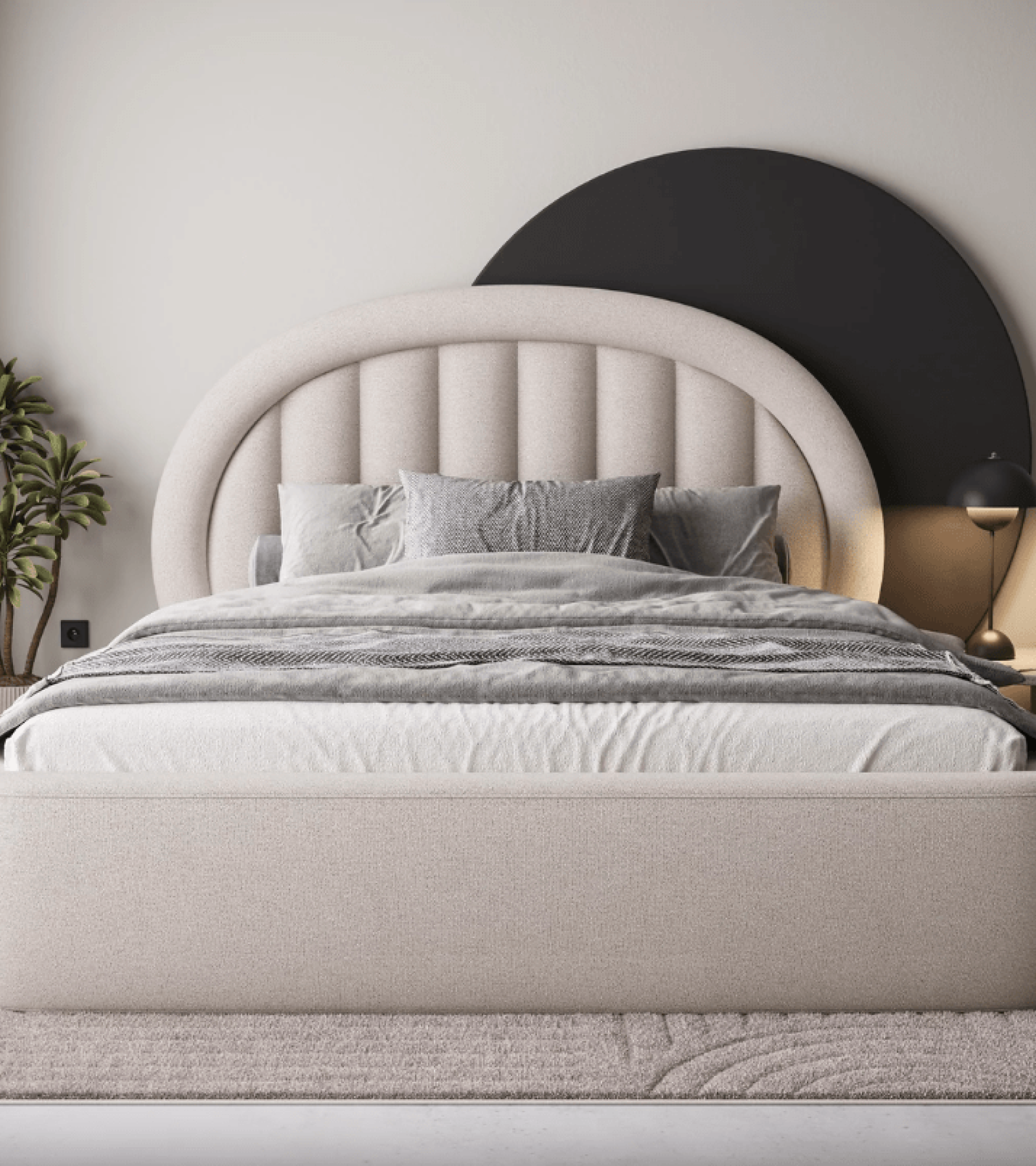 Lumo Yatak | Özel Ölçü & Renk Seçenekli Modern Lüks Karyola Lumo Yatak | Özel Ölçü & Renk Seçenekli Modern Lüks Karyola