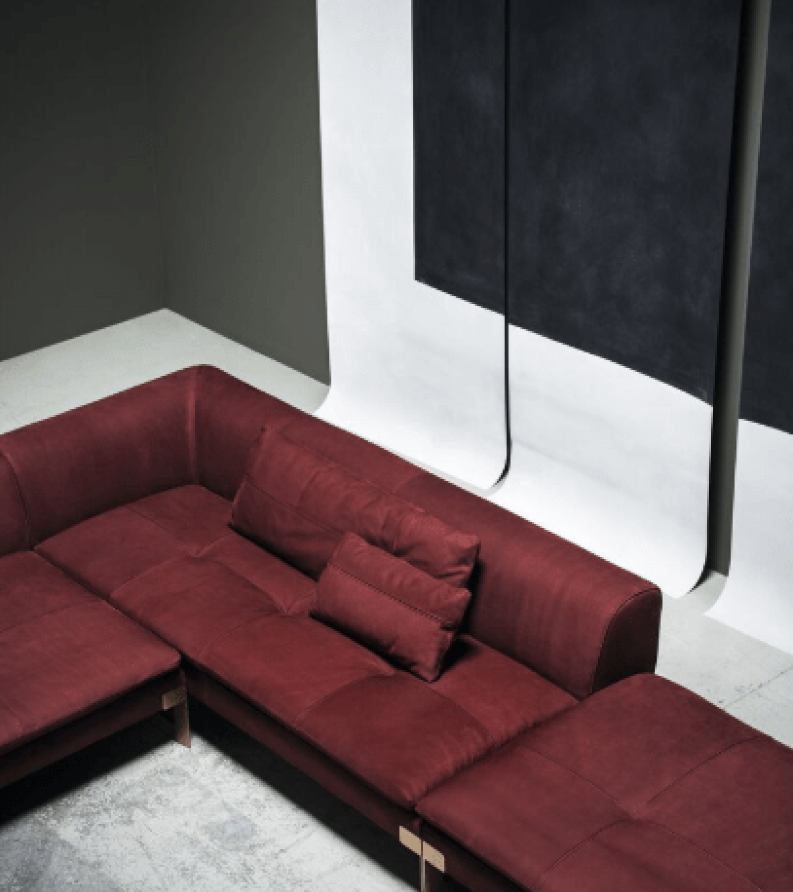 Bordo Luxe Köşe Koltuk – Modern Şıklık Bordo Luxe Köşe Koltuk – Modern Şıklık